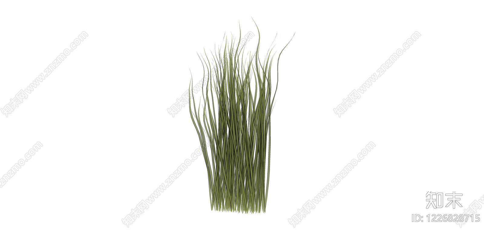 仿真草丛模型SU模型下载【ID:1226828715】
