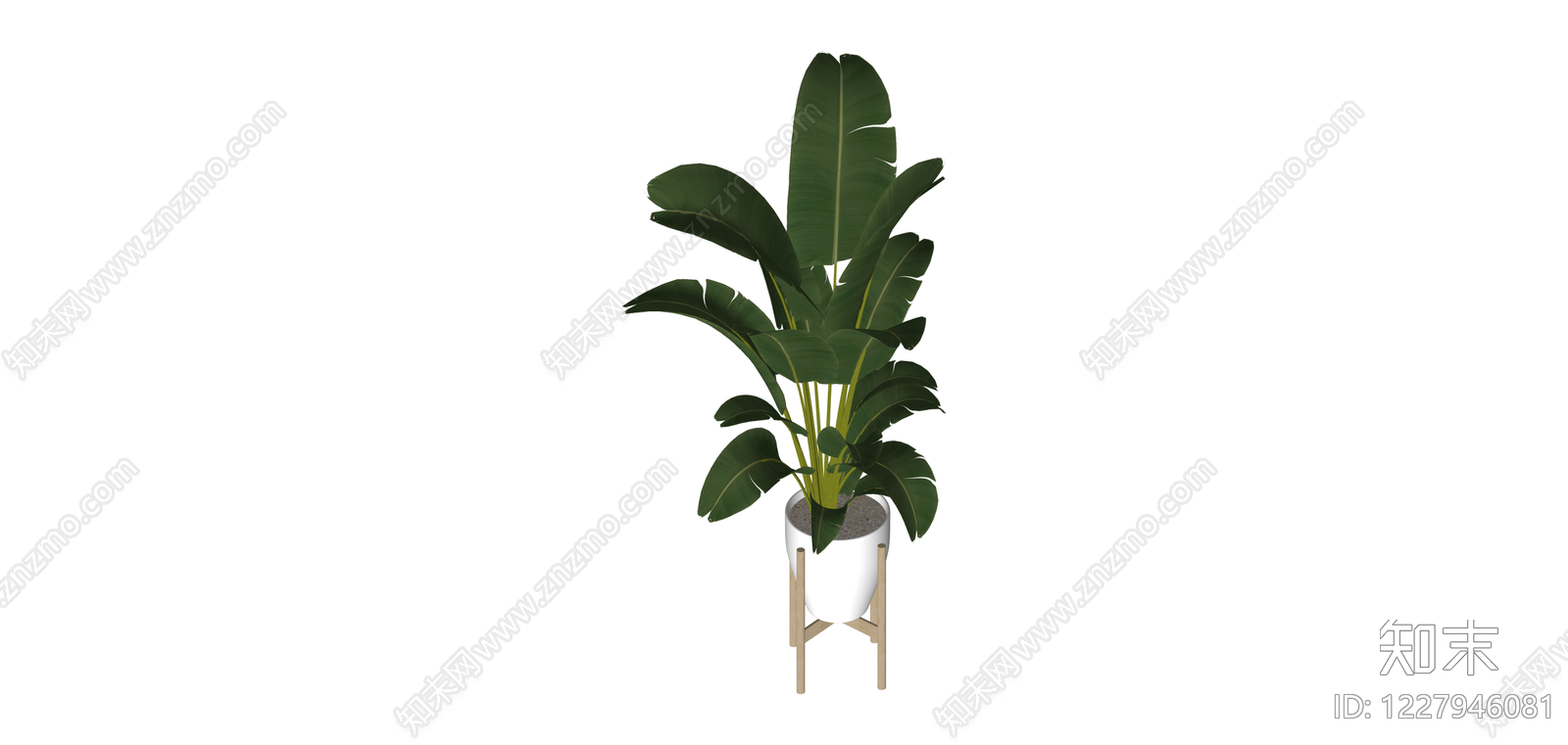 盆栽绿植组合SU模型下载【ID:1227946081】