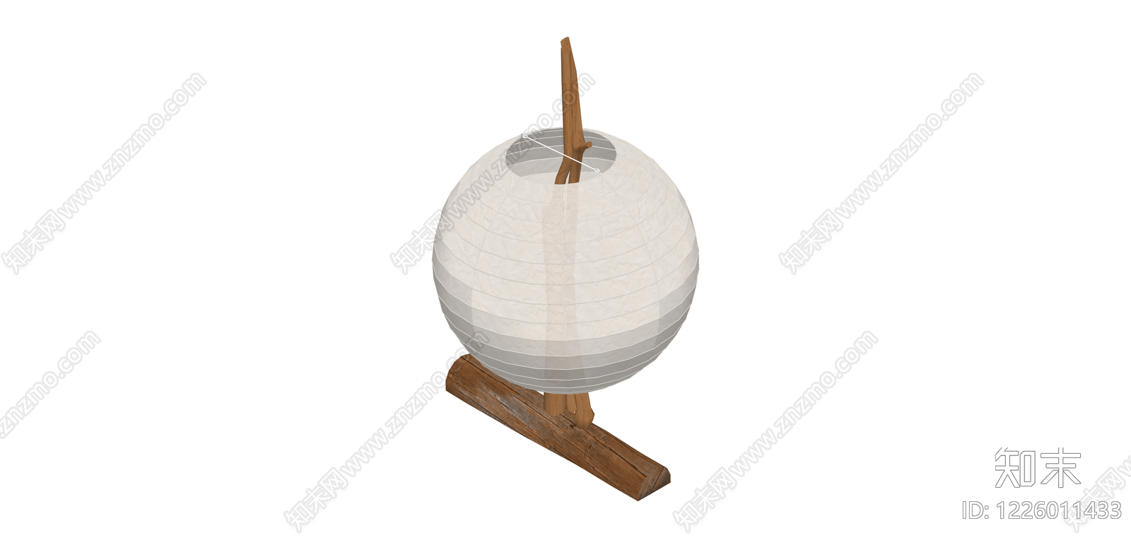 树枝造型落地灯SU模型下载【ID:1226011433】