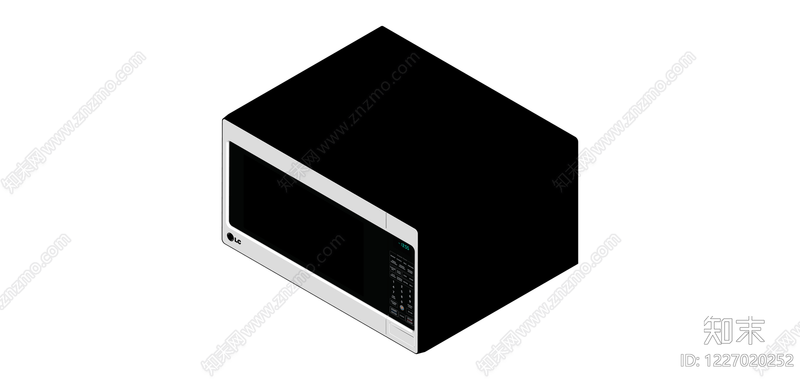 LG微波炉白模组件SU模型下载【ID:1227020252】
