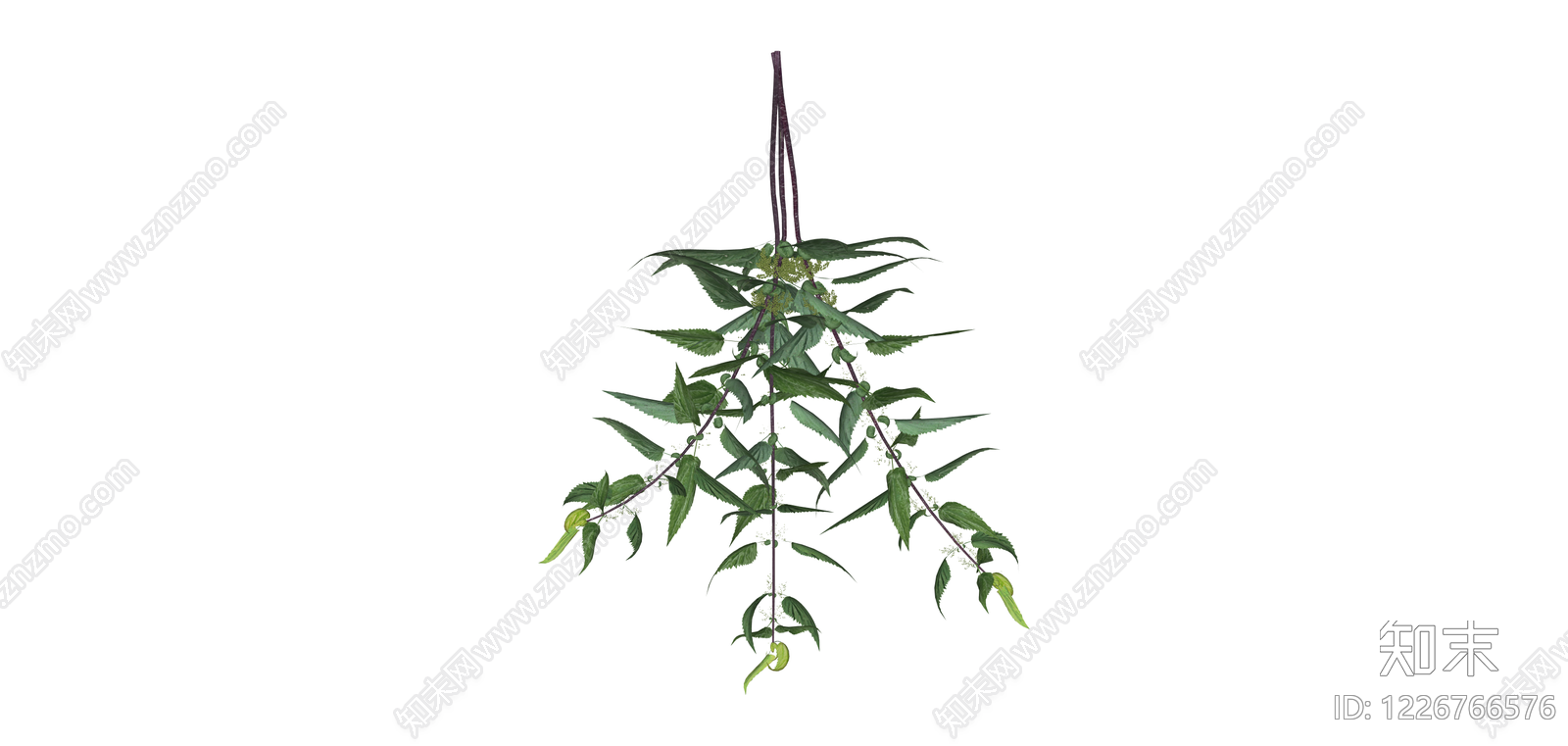 悬挂绿植组合SU模型下载【ID:1226766576】