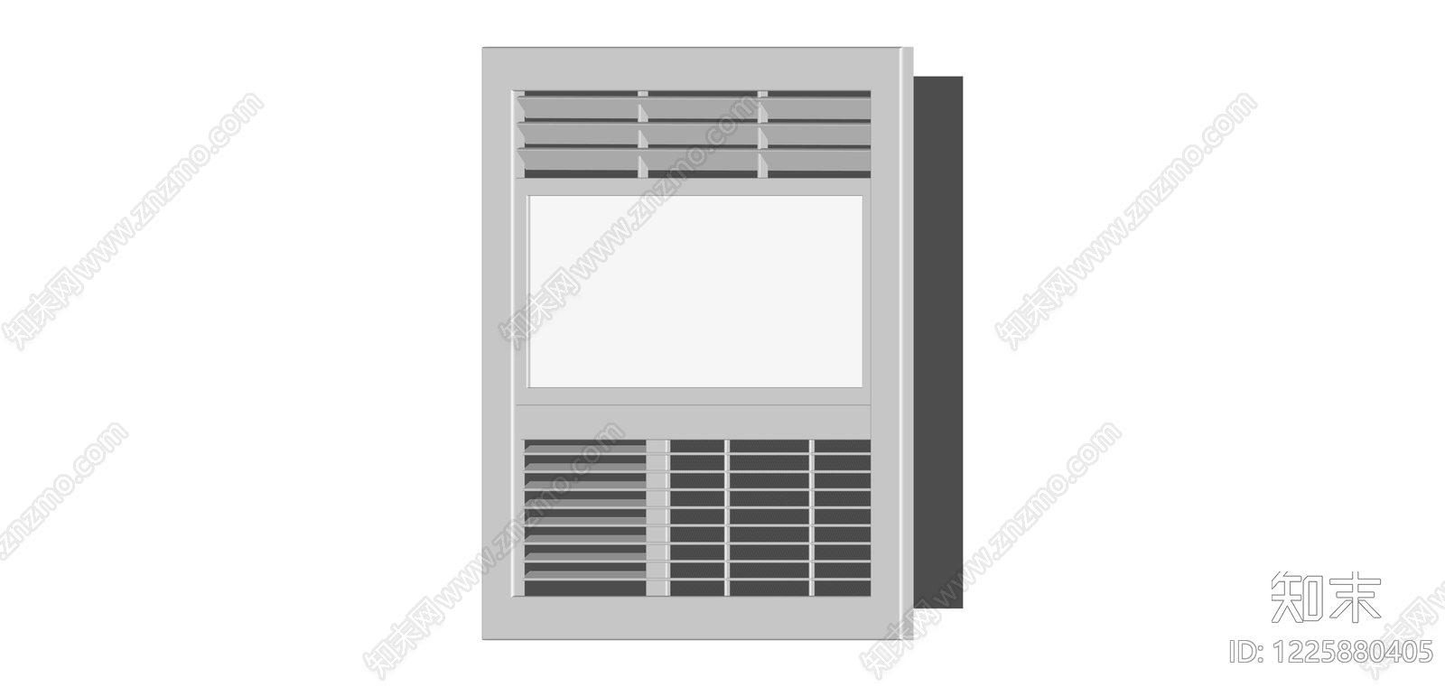 空调室内机模型SU模型下载【ID:1225880405】