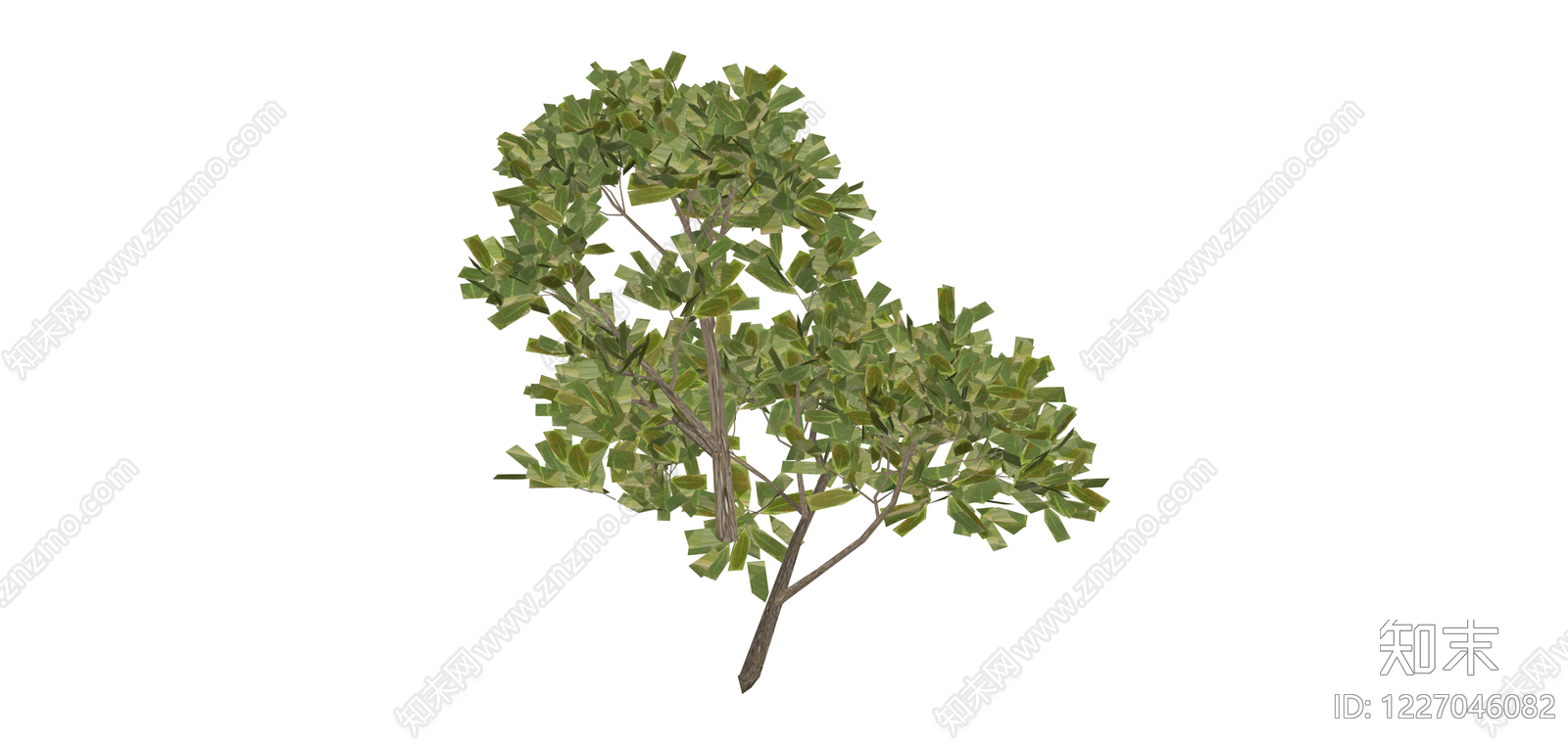 完整景观树木模型SU模型下载【ID:1227046082】