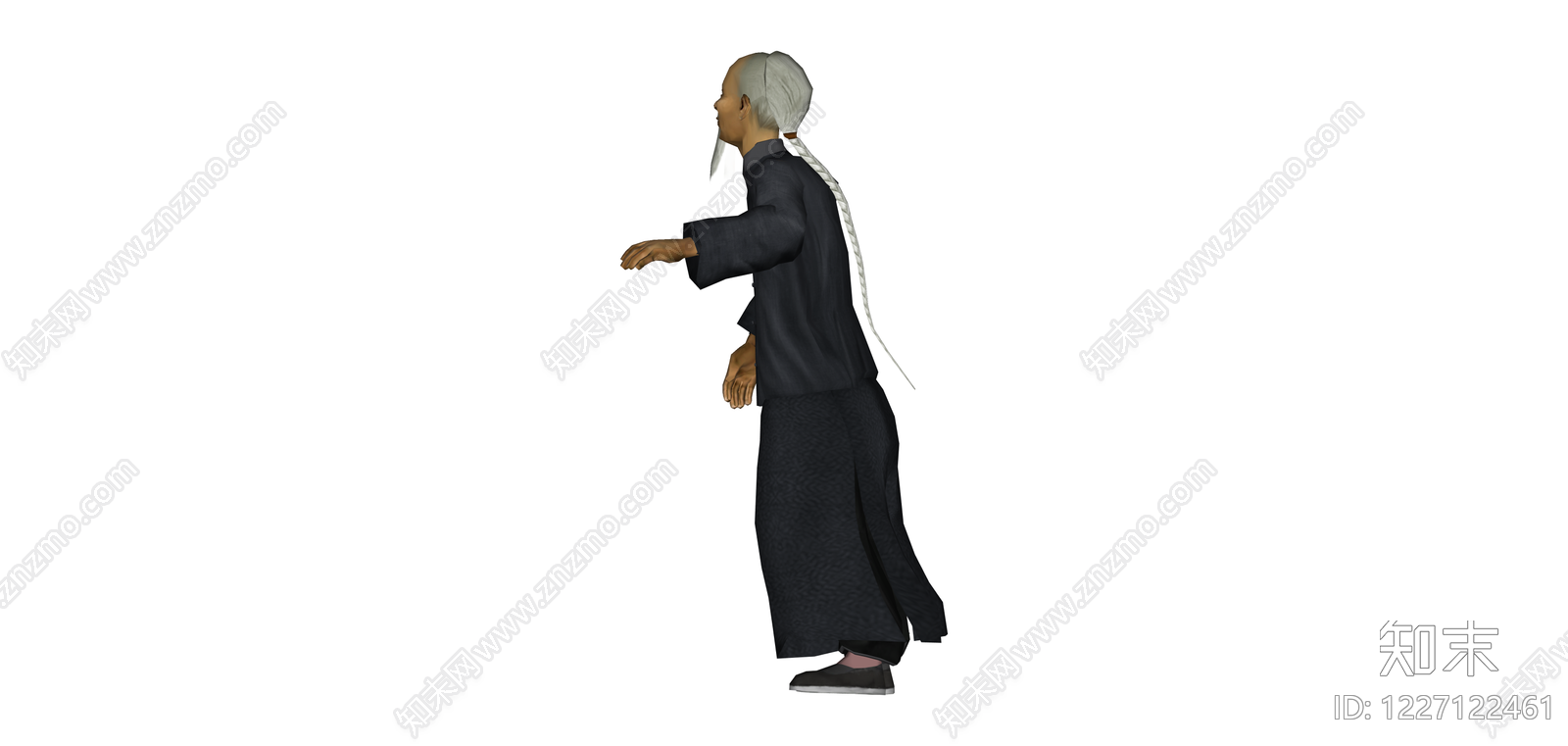 古装人物模型SU模型下载【ID:1227122461】