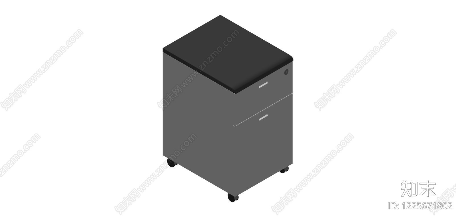 双门移动储物柜SU模型下载【ID:1225671802】