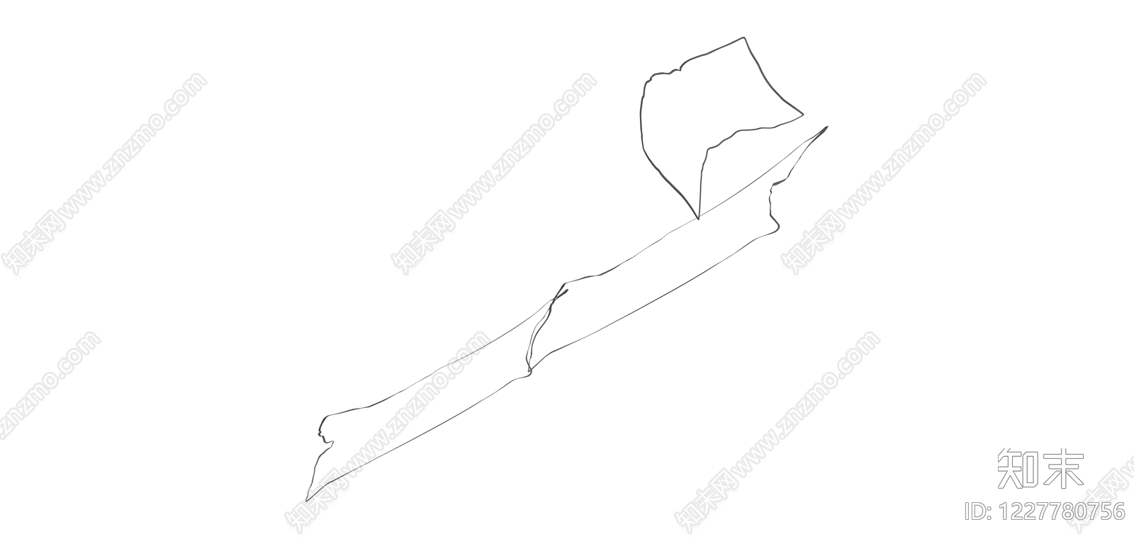 长条形软包靠垫/坐垫SU模型下载【ID:1227780756】