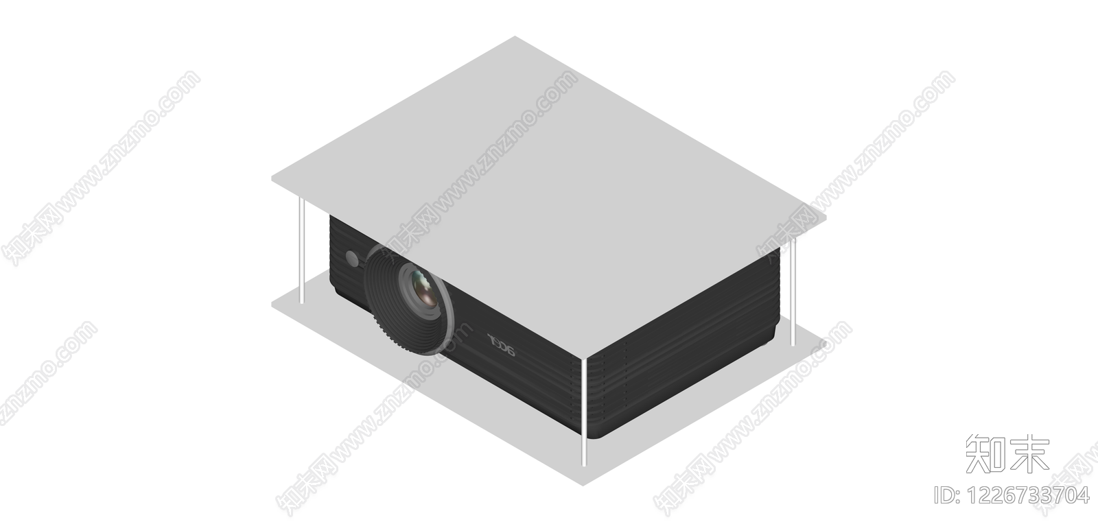 爱普生投影仪SU模型下载【ID:1226733704】