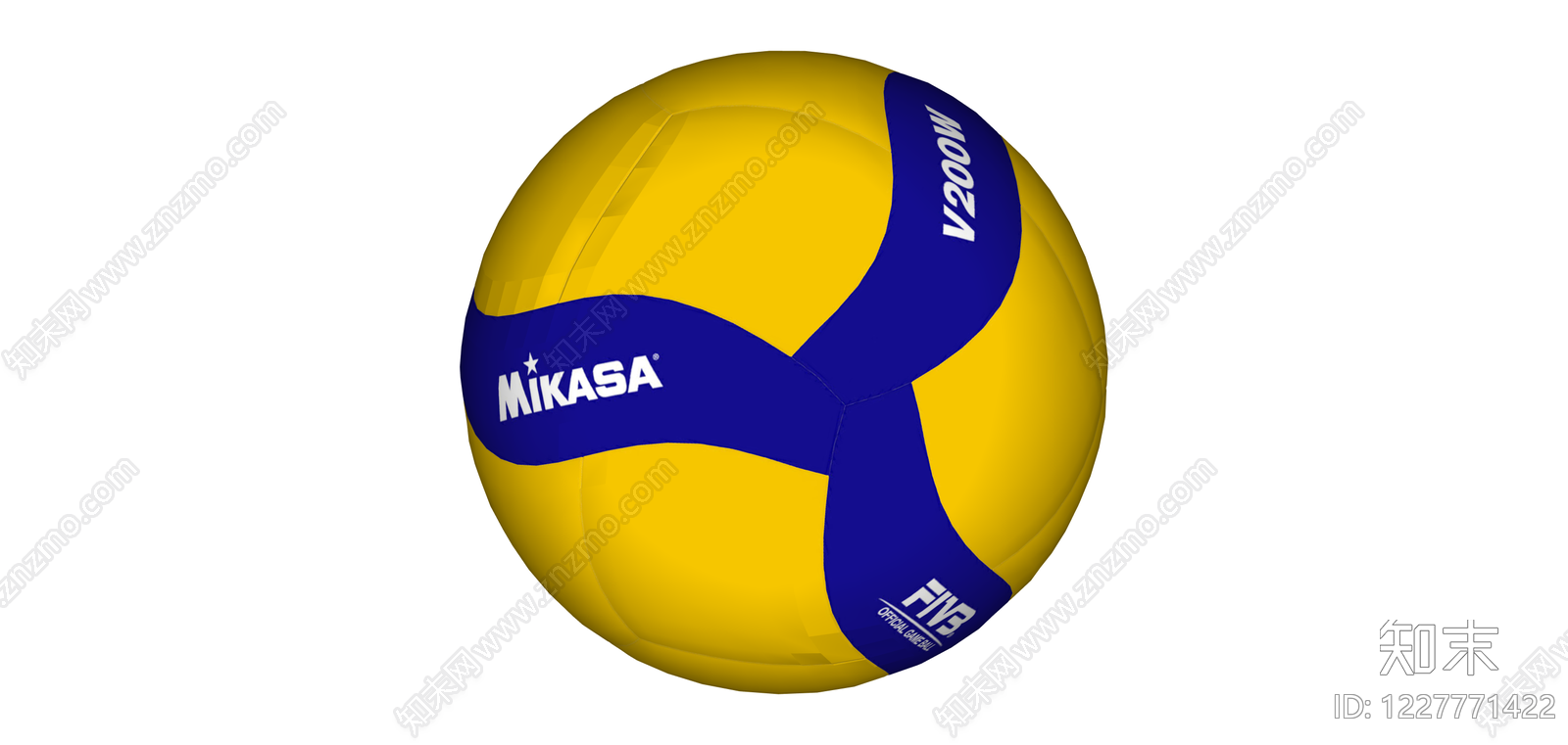 Mikasa排球模型SU模型下载【ID:1227771422】