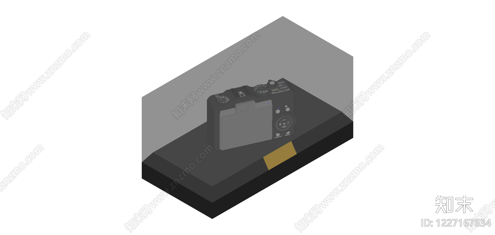 单反相机模型SU模型下载【ID:1227167634】