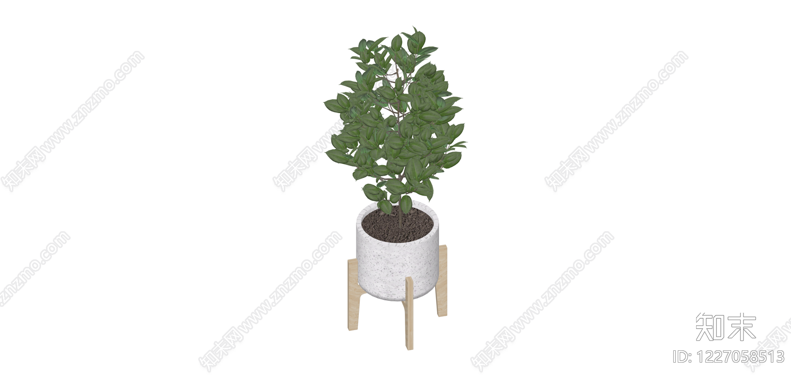 盆栽绿植SU模型下载【ID:1227058513】