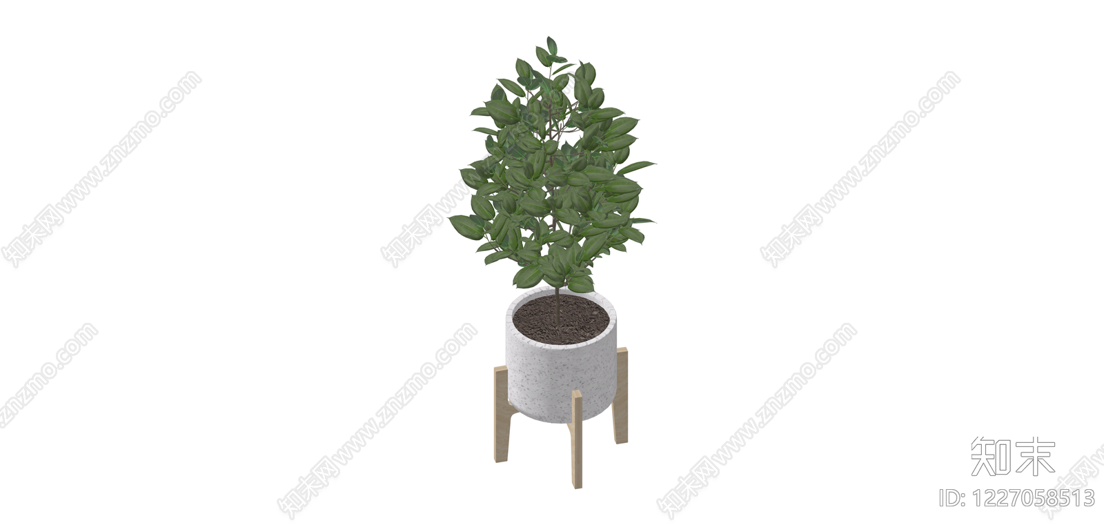 盆栽绿植SU模型下载【ID:1227058513】