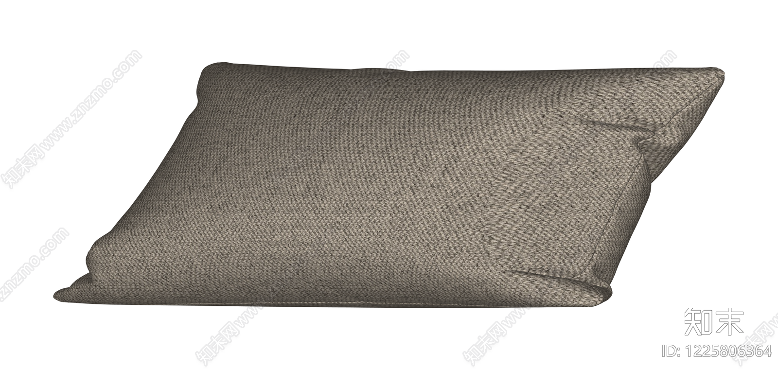 灰色编织纹理抱枕SU模型下载【ID:1225806364】