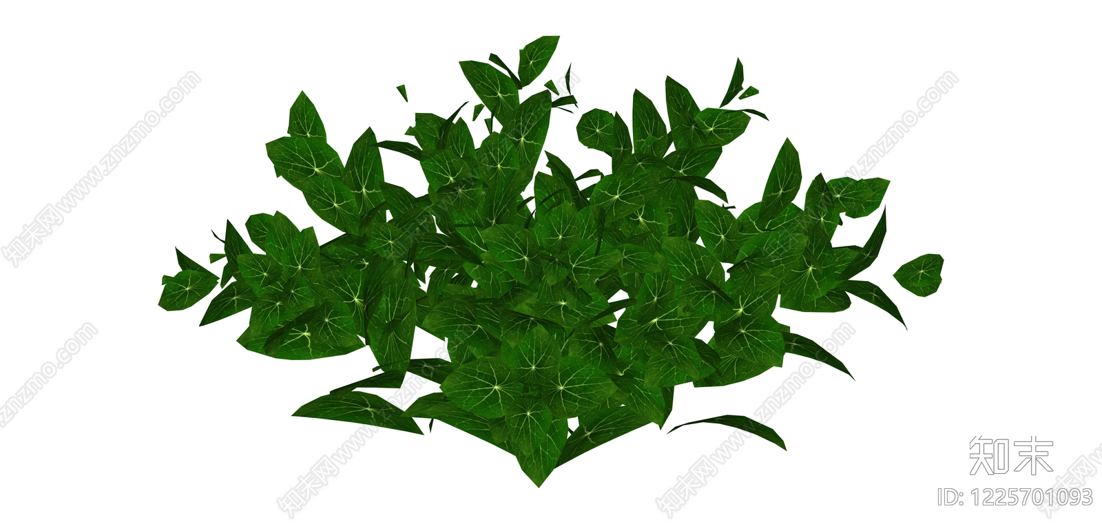 绿色常春藤灌木丛SU模型下载【ID:1225701093】
