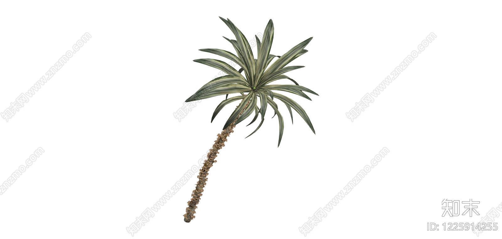 带盆绿植盆栽SU模型下载【ID:1225914255】