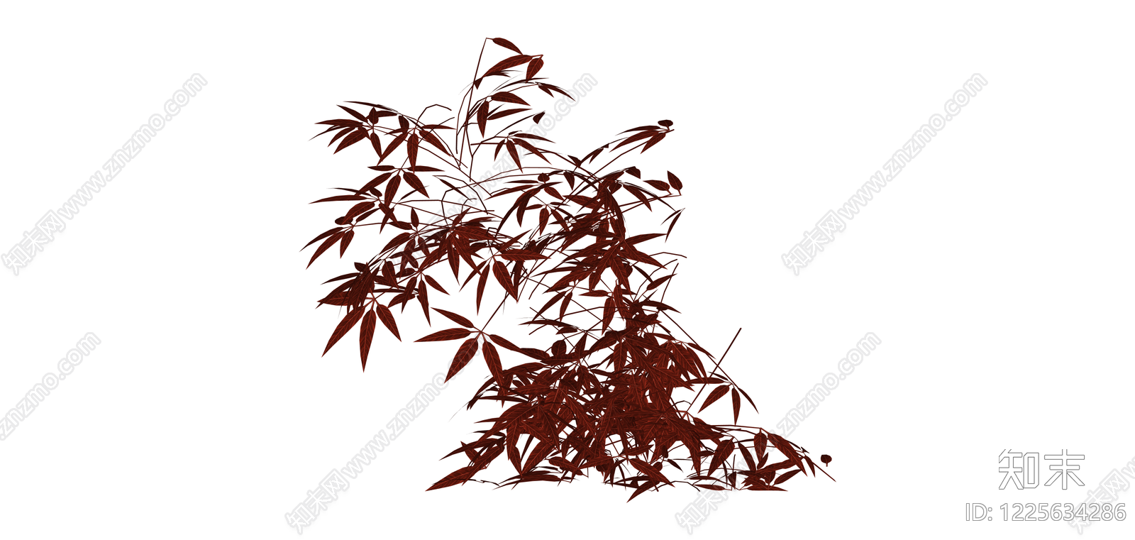 红叶灌木丛SU模型下载【ID:1225634286】