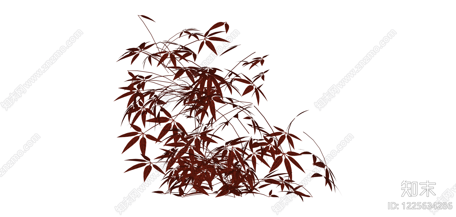 红叶灌木丛SU模型下载【ID:1225634286】