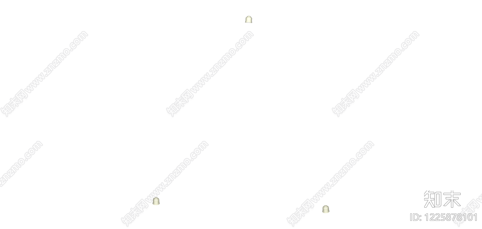 独立灯具模型SU模型下载【ID:1225878101】