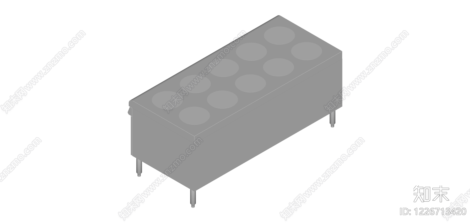 商用电热扒炉SU模型下载【ID:1226713420】