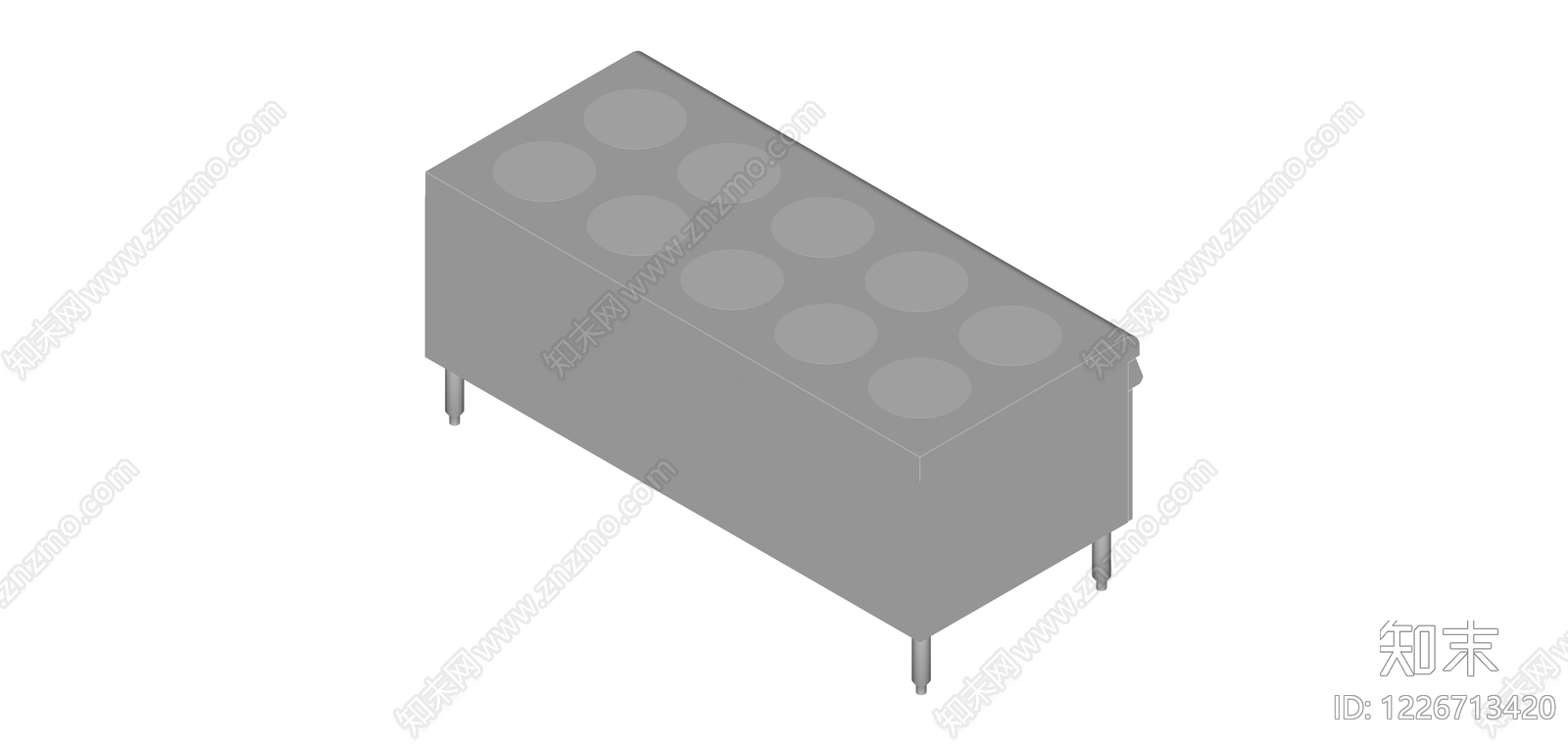 商用电热扒炉SU模型下载【ID:1226713420】