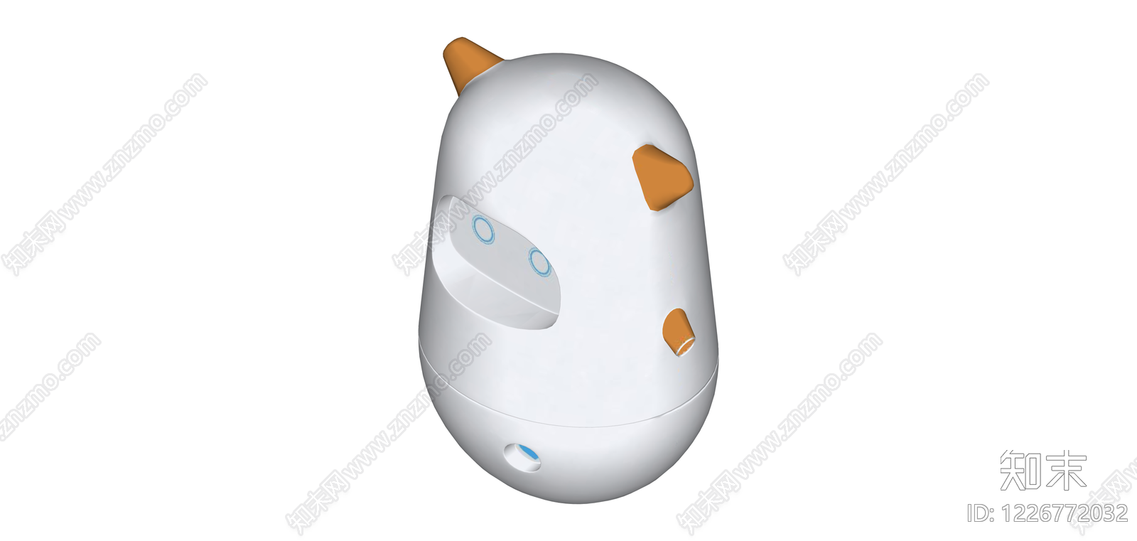 卡通造型白色设备SU模型下载【ID:1226772032】