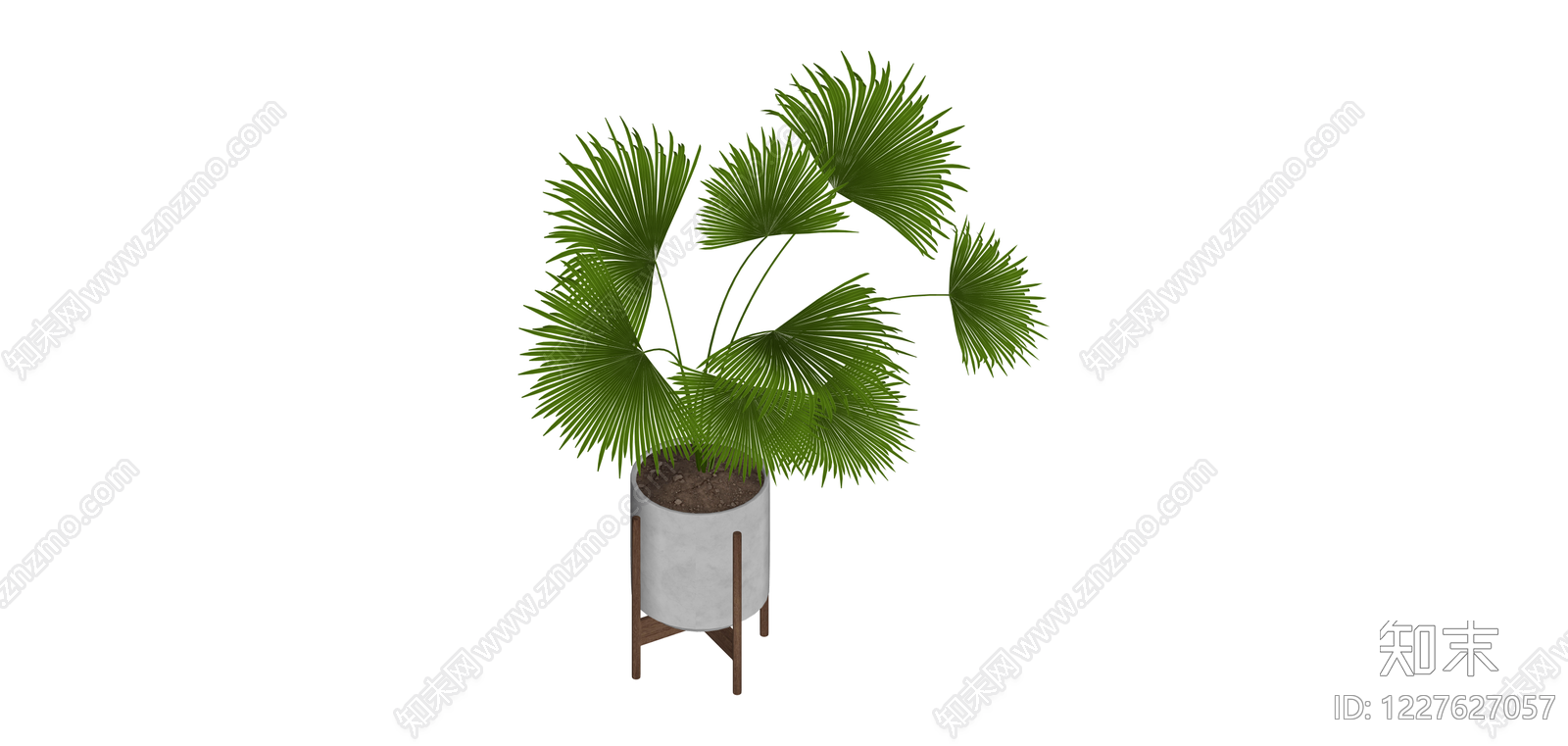 盆栽绿植SU模型下载【ID:1227627057】