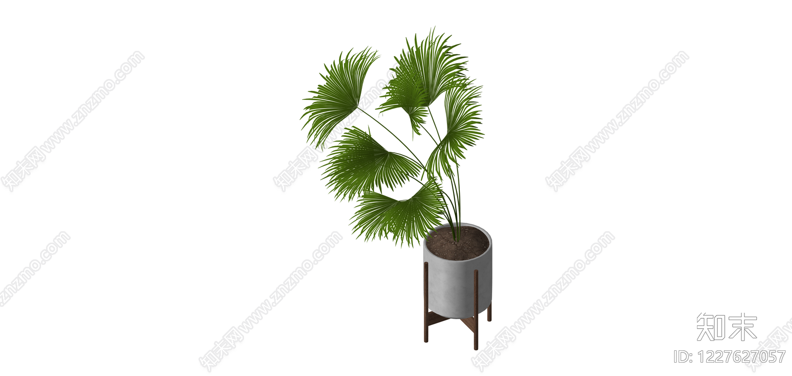 盆栽绿植SU模型下载【ID:1227627057】