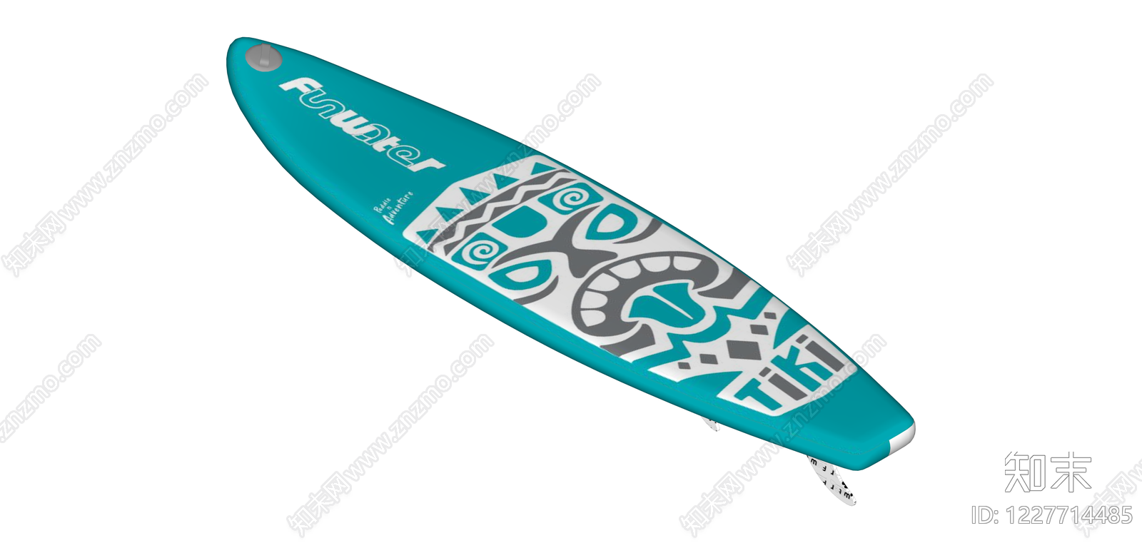 Funwater品牌冲浪板SU模型下载【ID:1227714485】