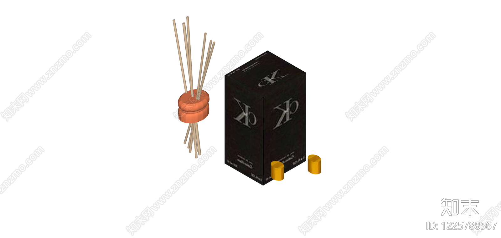 CK品牌香薰扩散器SU模型下载【ID:1225788567】