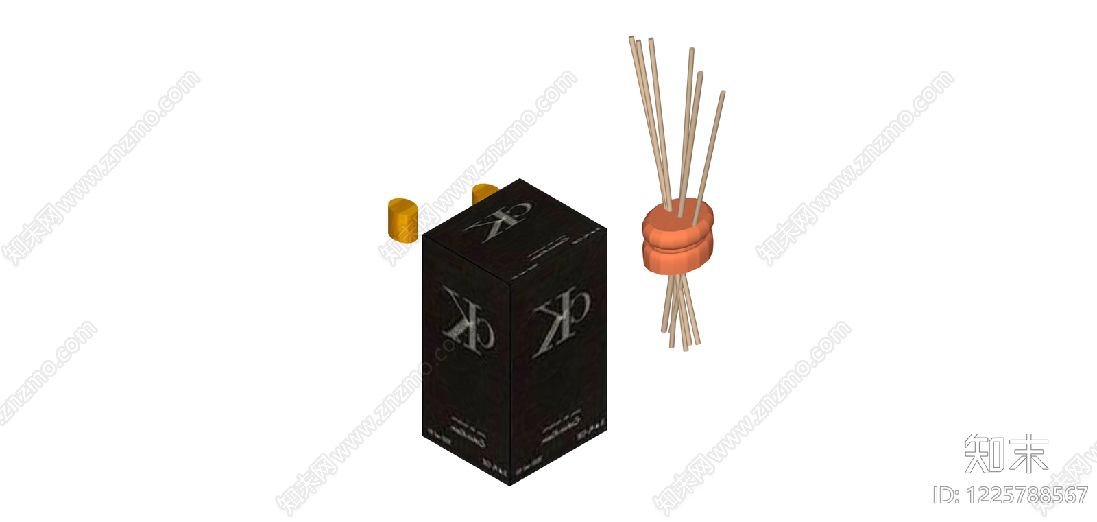 CK品牌香薰扩散器SU模型下载【ID:1225788567】
