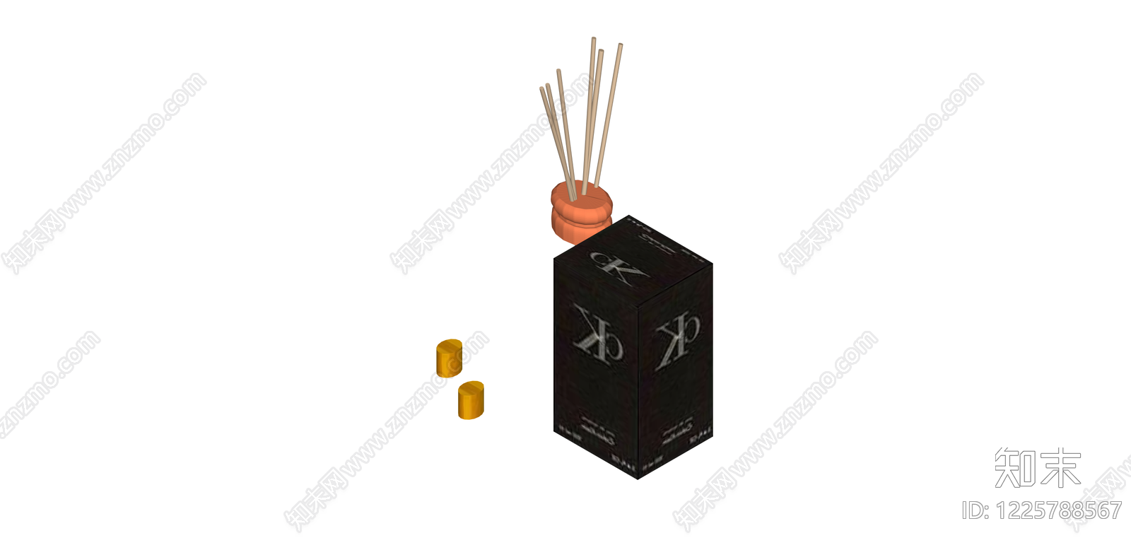 CK品牌香薰扩散器SU模型下载【ID:1225788567】