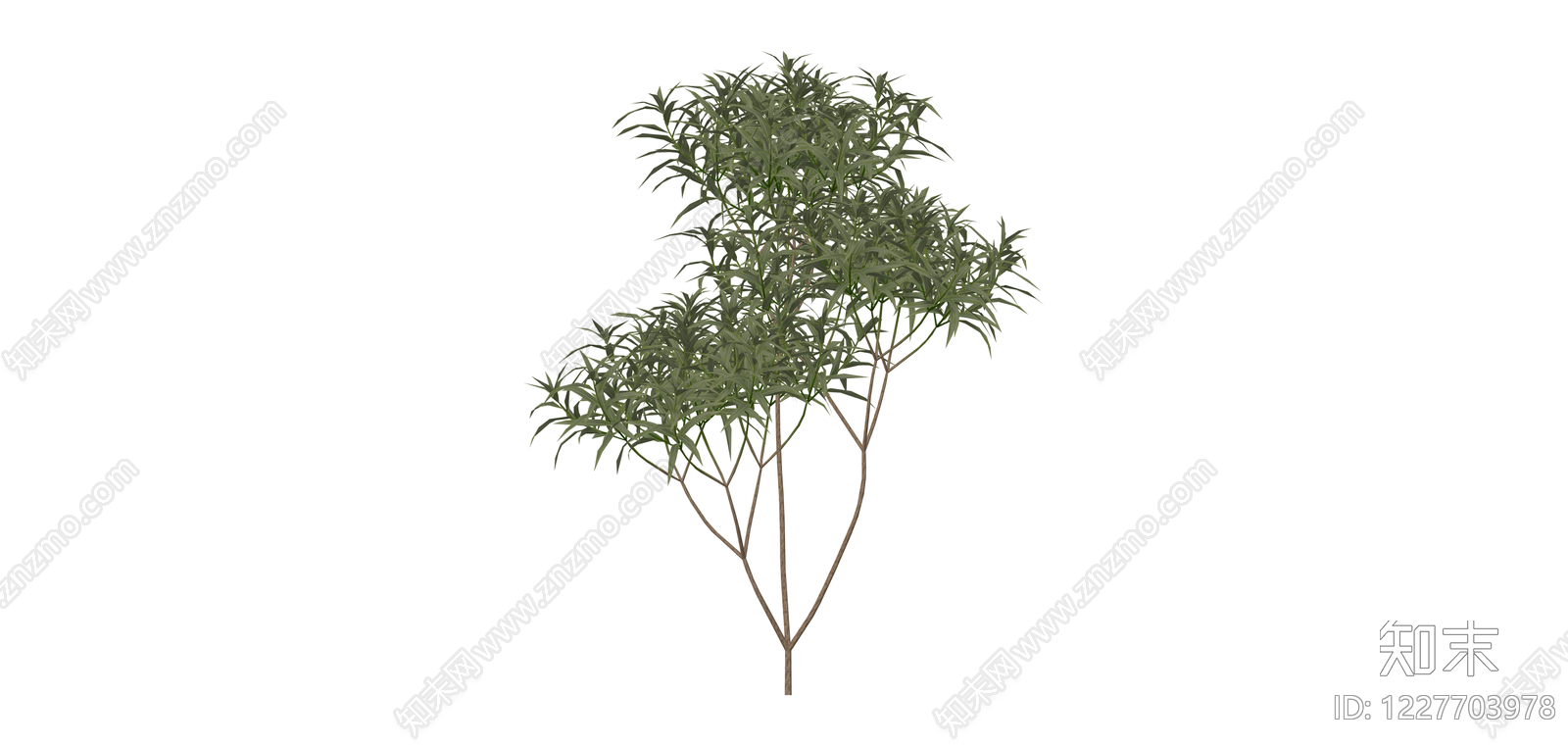 仿真绿植灌木SU模型下载【ID:1227703978】