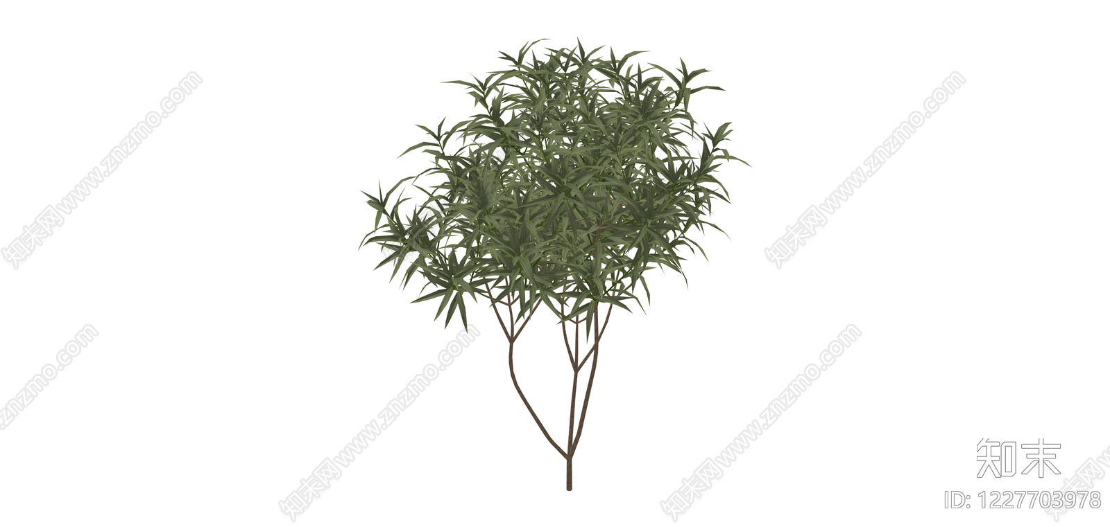 仿真绿植灌木SU模型下载【ID:1227703978】