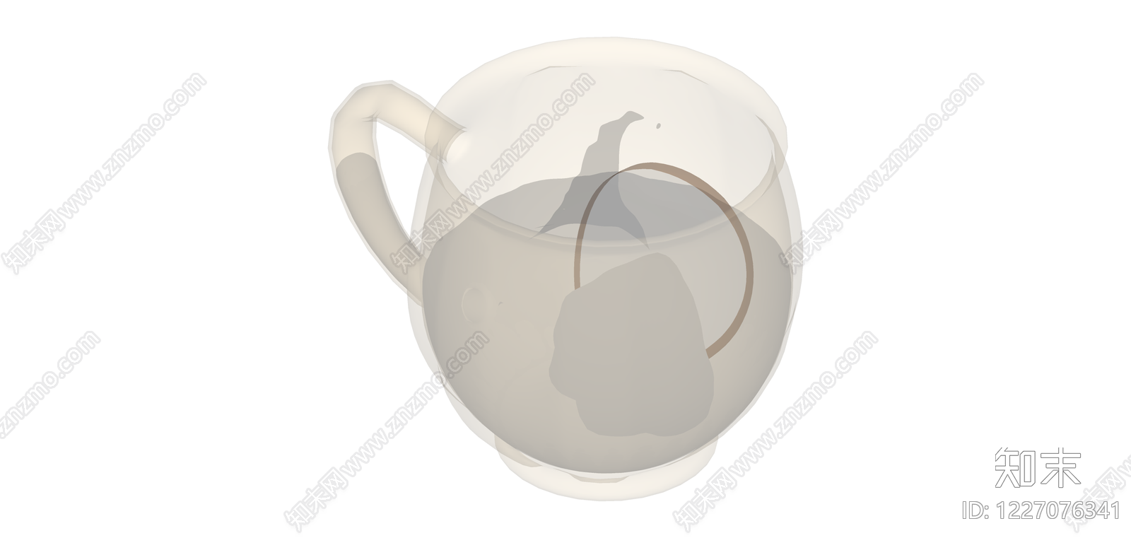 带茶包的玻璃马克杯SU模型下载【ID:1227076341】