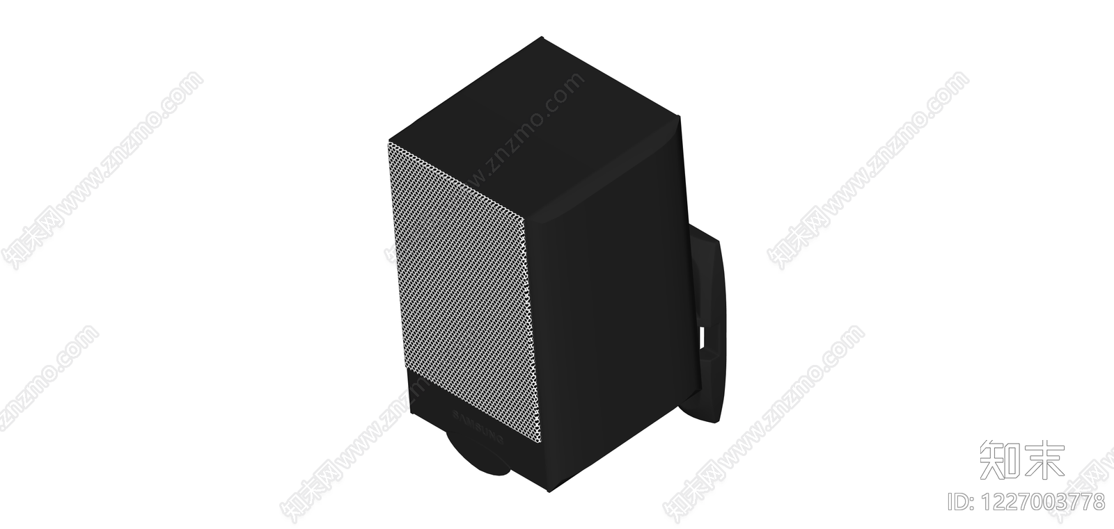 黑色方形壁灯SU模型下载【ID:1227003778】