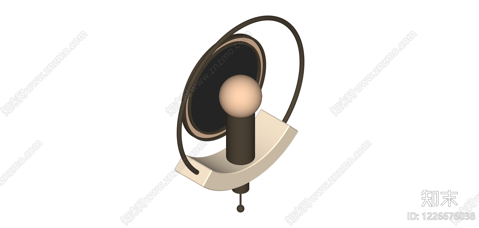 现代简约壁灯组件SU模型下载【ID:1226676038】