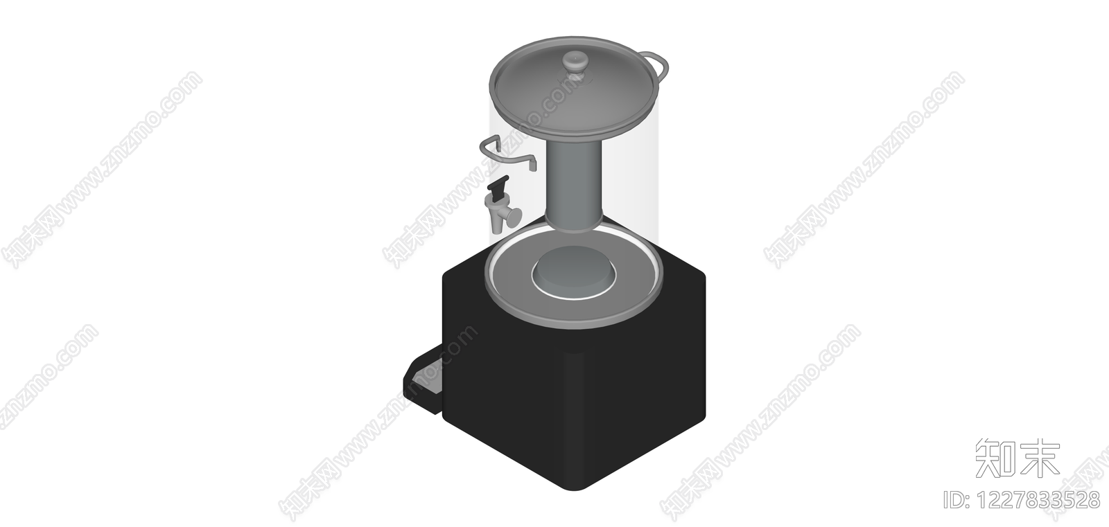 商用开水器/饮水机SU模型下载【ID:1227833528】