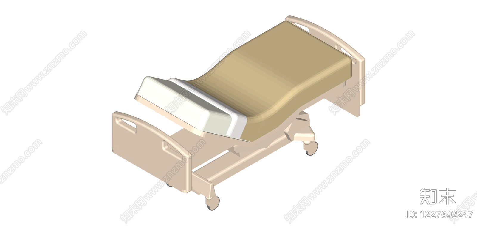 医用电动护理床SU模型下载【ID:1227692247】