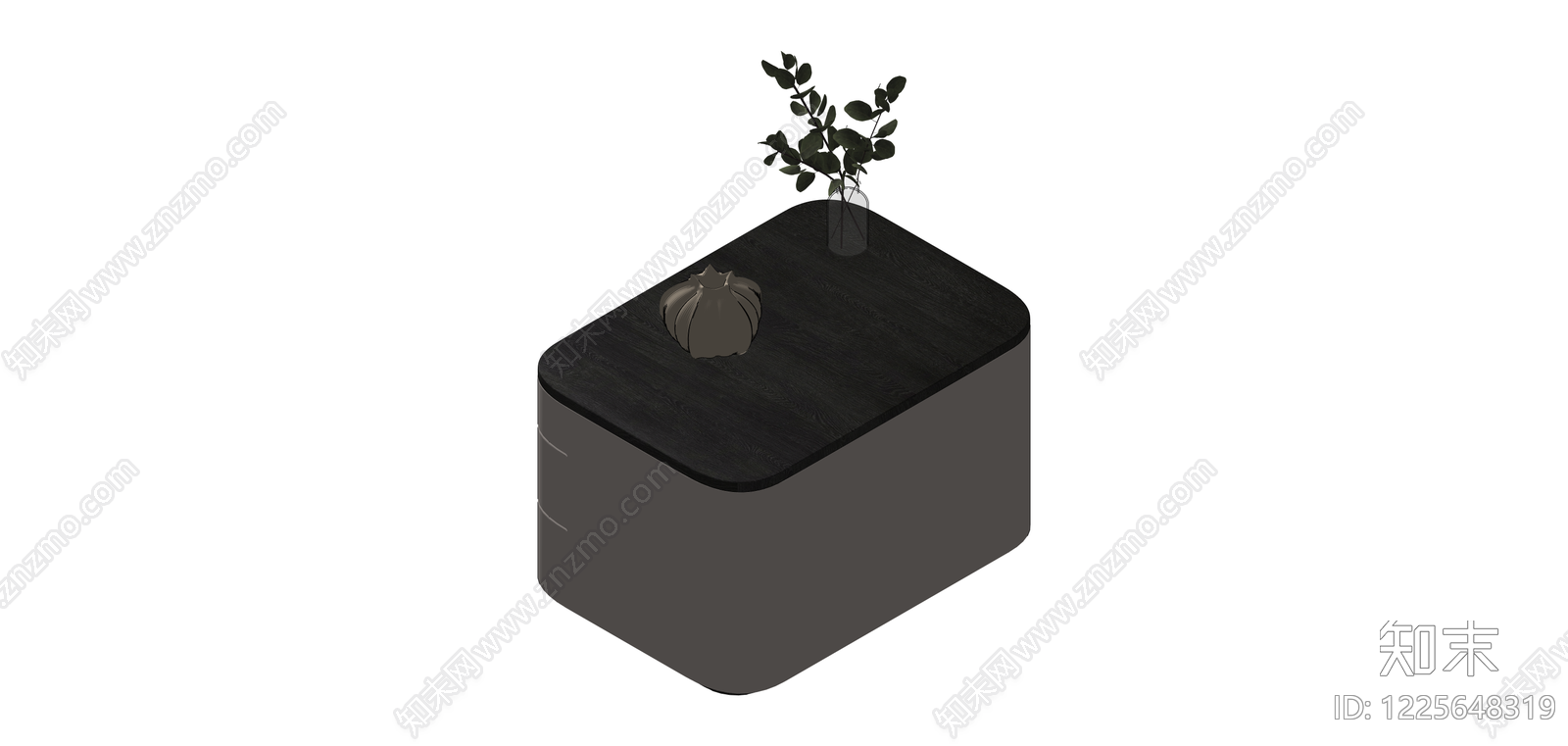 现代风格三斗柜SU模型下载【ID:1225648319】