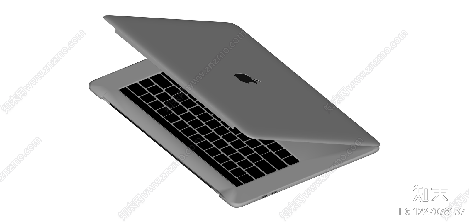 MacBook笔记本电脑SU模型下载【ID:1227078137】
