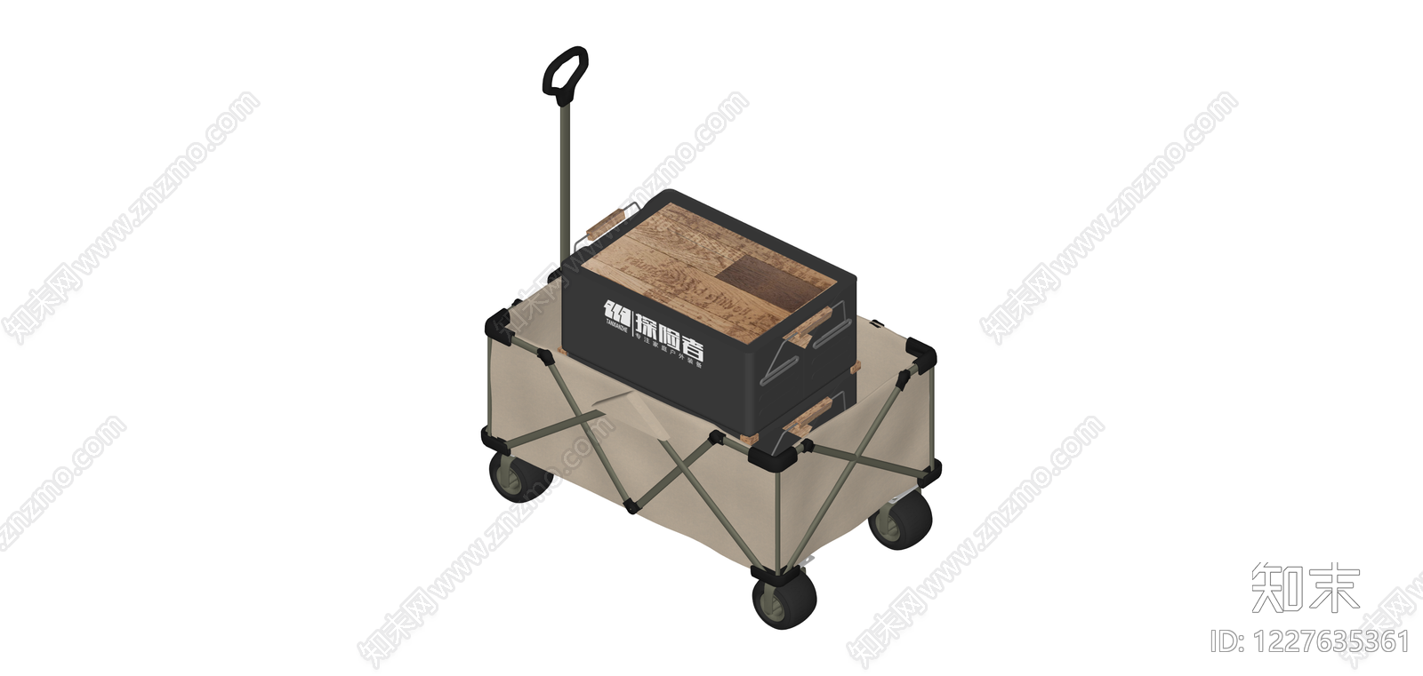 户外露营折叠车SU模型下载【ID:1227635361】