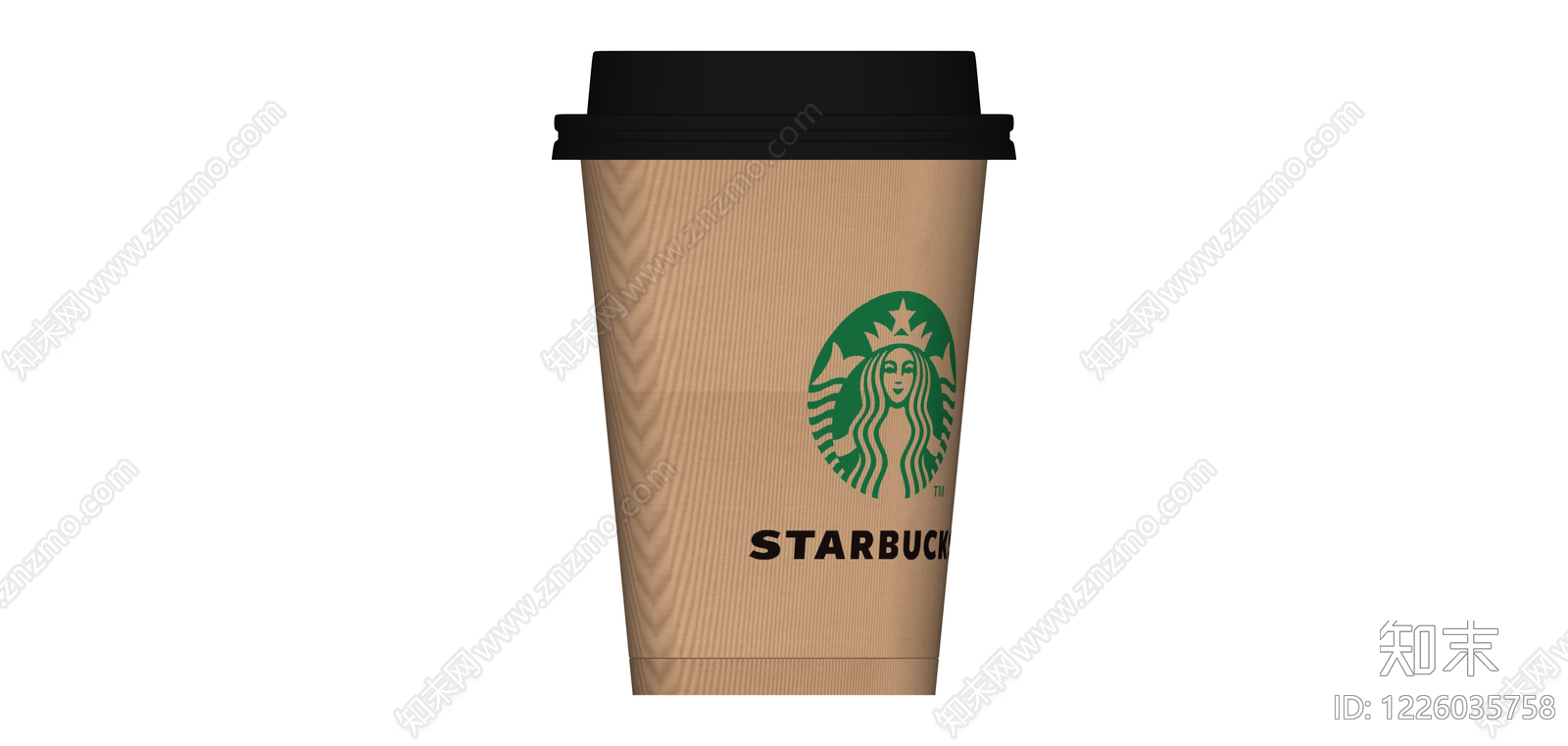 星巴克咖啡杯SU模型下载【ID:1226035758】