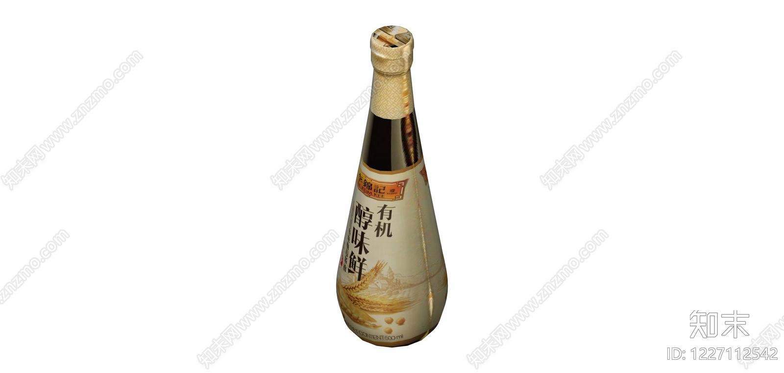 有机醇味鲜酱油瓶SU模型下载【ID:1227112542】