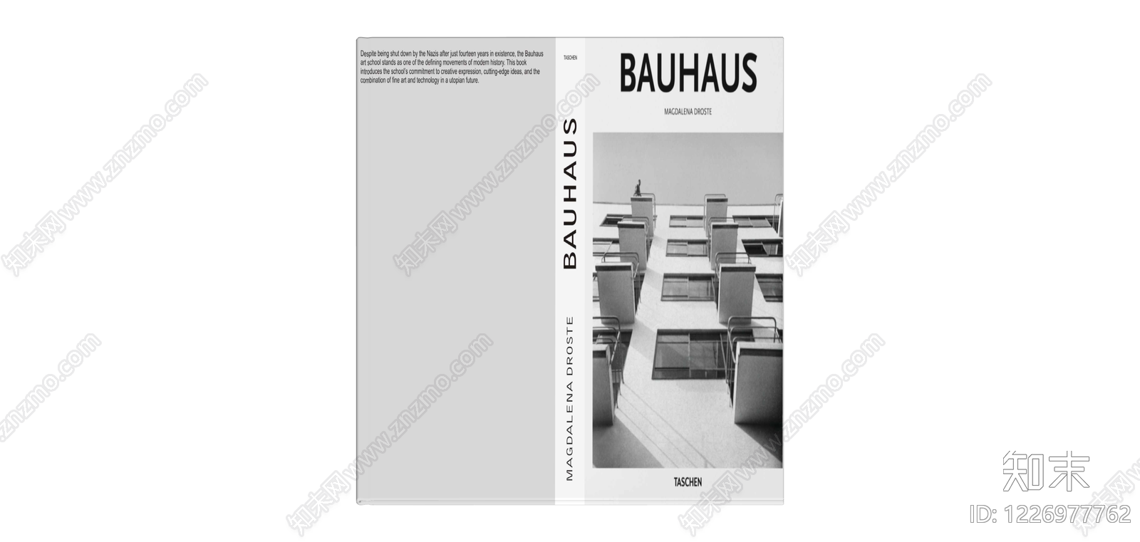 Bauhaus书籍模型SU模型下载【ID:1226977762】