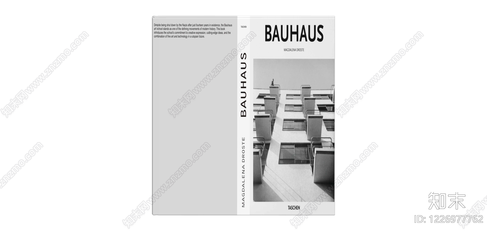 Bauhaus书籍模型SU模型下载【ID:1226977762】