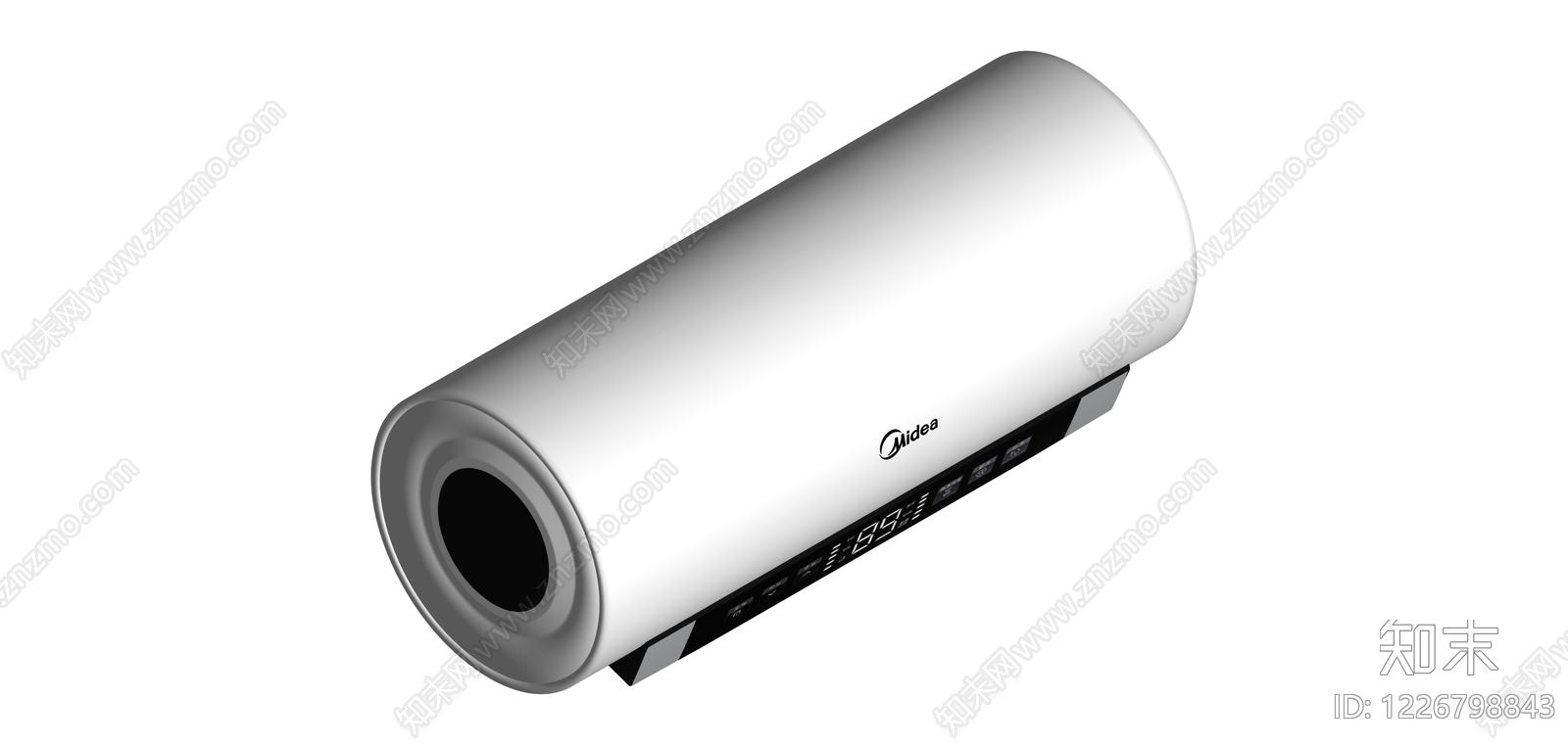 美的电热水器组件SU模型下载【ID:1226798843】