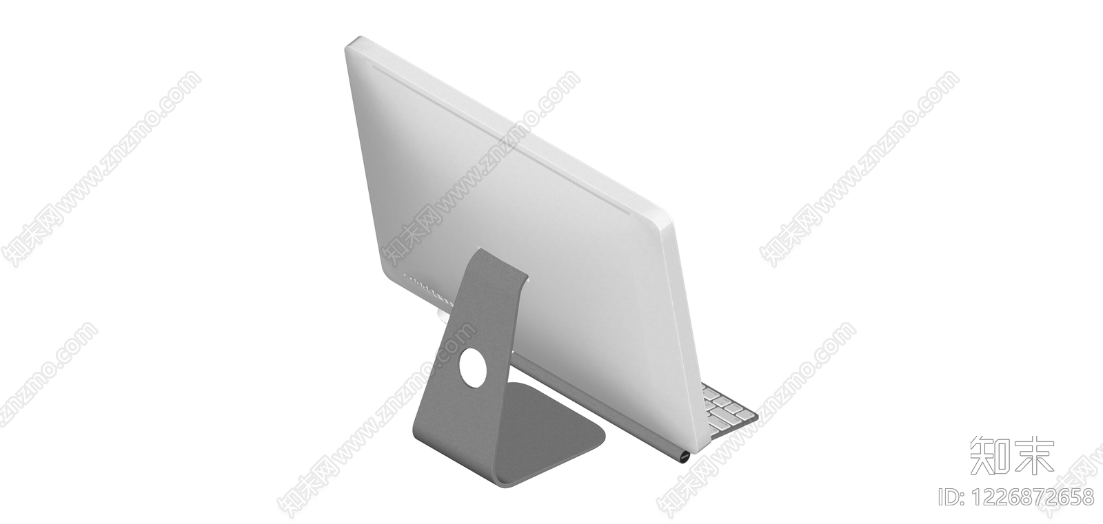 iMac一体机电脑模型SU模型下载【ID:1226872658】