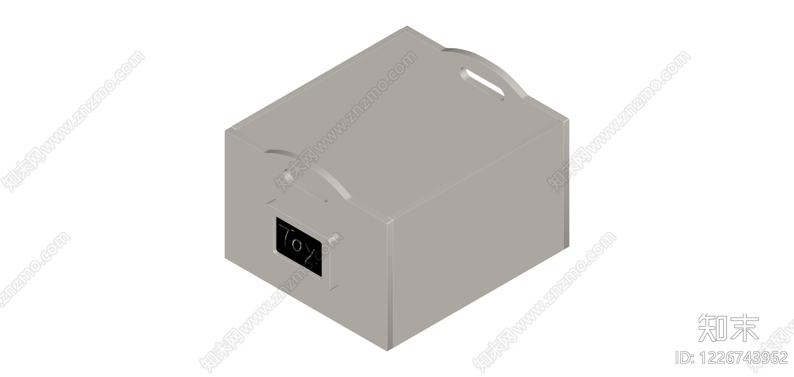 带标签的玩具收纳盒SU模型下载【ID:1226743962】