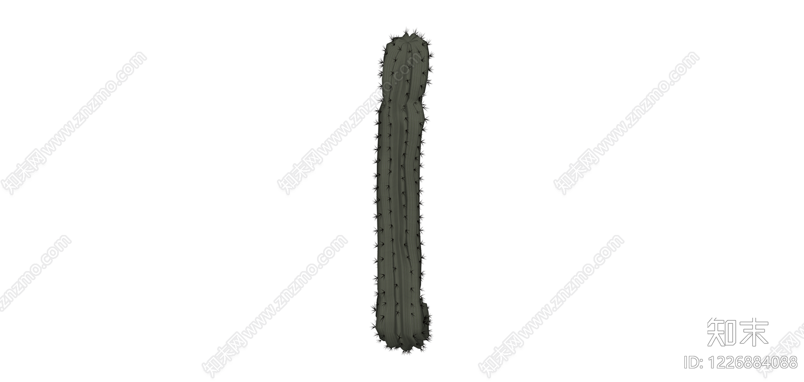 仙人掌造型植物SU模型下载【ID:1226884088】