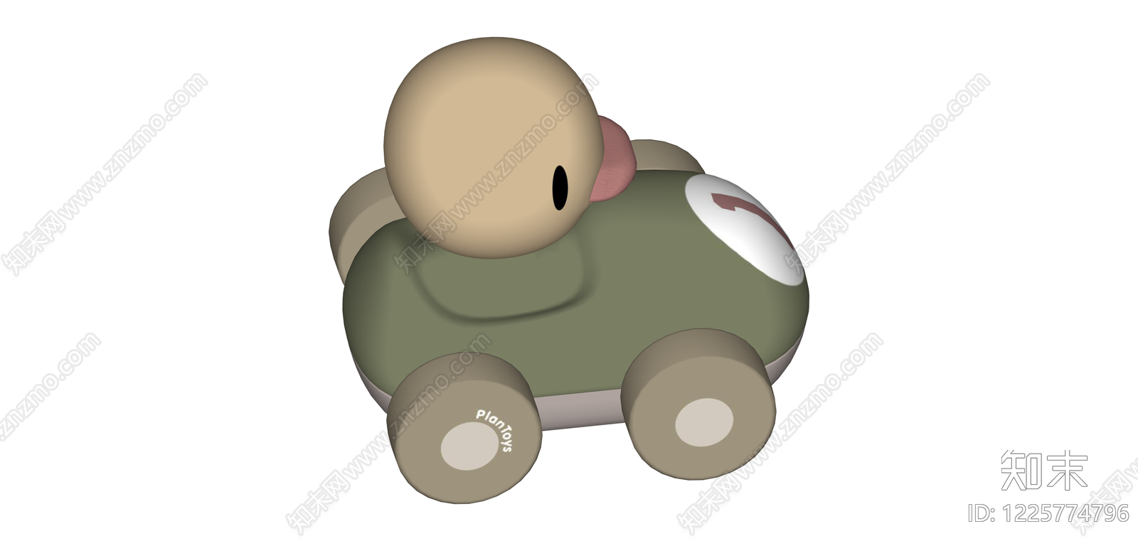 Plantoys鸭子赛车玩具SU模型下载【ID:1225774796】