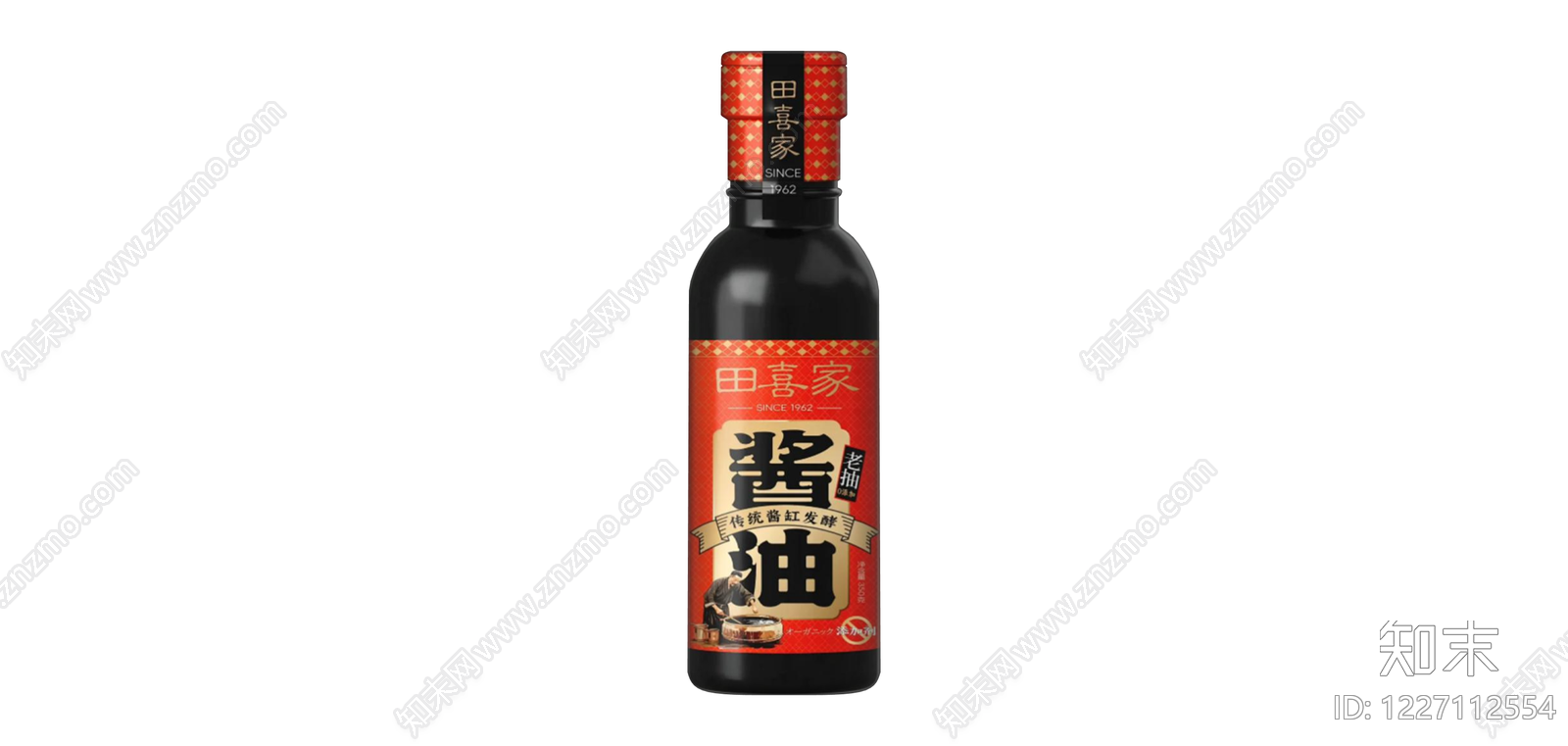 田喜家酱油瓶SU模型下载【ID:1227112554】